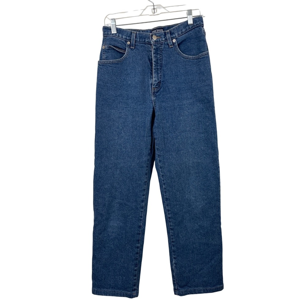 French Dressing Jeanswear‎ Paris Blue Denim Contour Easy Fit Women's Size 8